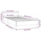 Bedframe met hoofdeinde en multiplex lattenbodem voor een goede nachtrust - Bedden & bedframes
