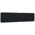 Bedframe met LED-verlichting en ademend vermogen in zwart materiaal - Bedden & bedframes