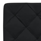 Bedframe met LED-verlichting en ademend vermogen in zwart materiaal - Bedden & bedframes