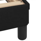Bedframe met LED-verlichting en ademend vermogen in zwart materiaal - Bedden & bedframes