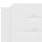 Bedframe met LED-verlichting en multiplex lattenbodem in wit materiaal - Bedden & bedframes
