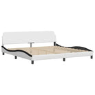 Bedframe met LED-verlichting en multiplex lattenbodem voor comfort - Bedden & bedframes