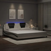 Bedframe met LED-verlichting en multiplex lattenbodem voor comfort - Bedden & bedframes