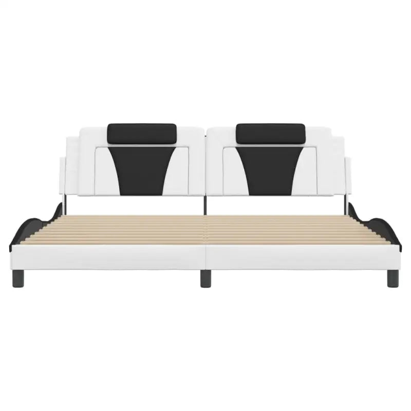 Bedframe met LED-verlichting en multiplex lattenbodem voor comfort - Bedden & bedframes