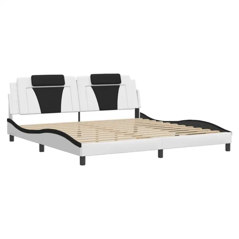 Bedframe met LED-verlichting en multiplex lattenbodem voor comfort - Bedden & bedframes