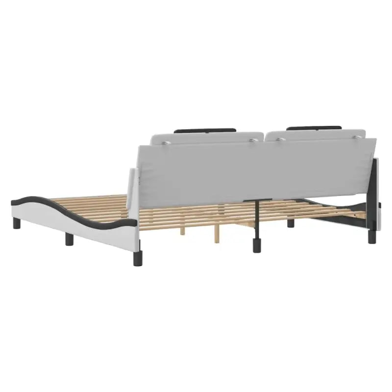Bedframe met LED-verlichting en multiplex lattenbodem voor comfort - Bedden & bedframes