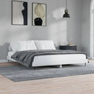 Bedframe met metalen poten en multiplex lattenbodem voor goede nachtrust - Hoogglans wit / 120 x 200 cm - Bedden &