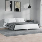 Bedframe met metalen poten en multiplex lattenbodem voor goede nachtrust - Wit / 140 x 200 cm - Bedden & bedframes