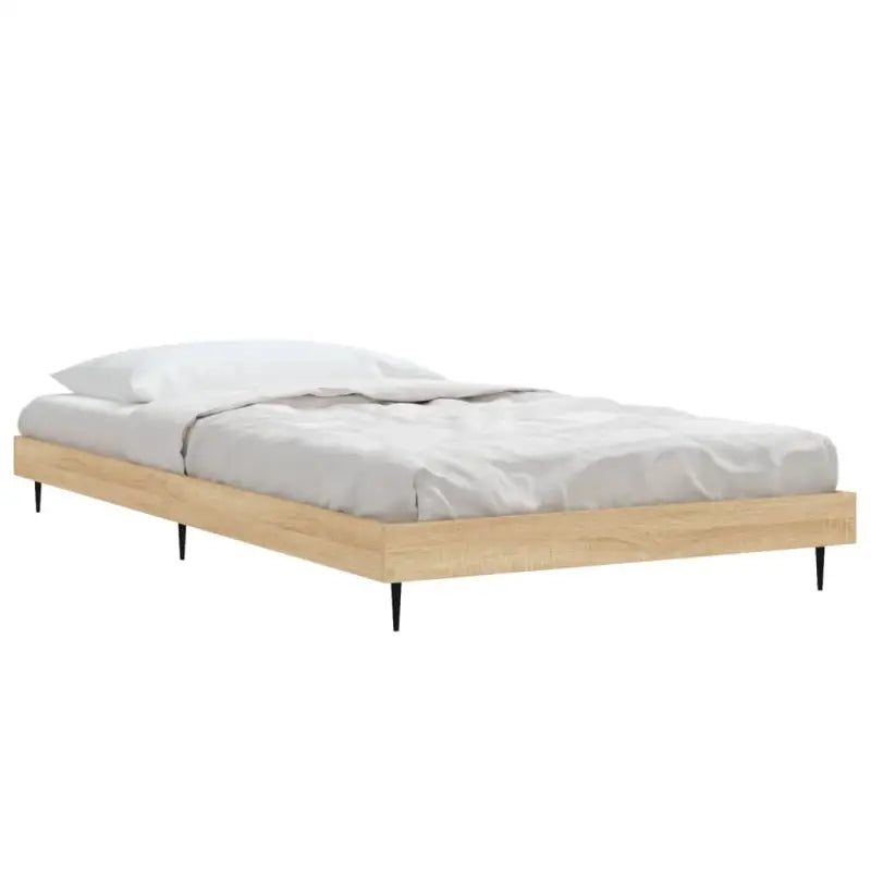 Bedframe met metalen poten en multiplex lattenbodem voor goede nachtrust - Bedden & bedframes
