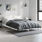 Bedframe met metalen poten en multiplex lattenbodem voor goede nachtrust - Wit / 120 x 190 cm - Bedden & bedframes