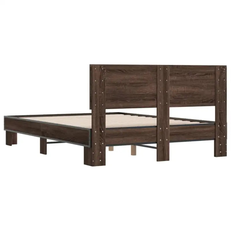 Bedframe met multiplex lattenbodem en bewerkt hout voor een goede nachtrust - Bedden & bedframes