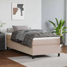 Bedframe met multiplex lattenbodem voor een comfortabele slaapervaring - Cappuccino / 80 x 200 cm / 35 cm - Bedden &