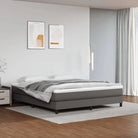 Bedframe met multiplex lattenbodem voor een comfortabele slaapervaring - Grijs / 160 x 200 cm / 25 cm - Bedden &