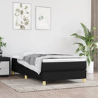 Bedframe met multiplex lattenbodem voor een comfortabele nachtrust - Zwart / 90 x 190 cm / 25 cm - Bedden & bedframes