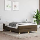 Bedframe met multiplex lattenbodem voor een comfortabele nachtrust - Donkerbruin / 120 x 200 cm / 25 cm - Bedden &