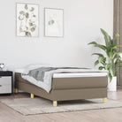 Bedframe met multiplex lattenbodem voor een comfortabele nachtrust - Taupe / 80 x 200 cm / 25 cm - Bedden & bedframes