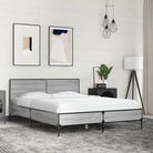 Bedframe van bewerkt hout voor een stabiele en duurzame slaapruimte - Grijs sonoma / 120 x 200 cm - Bedden & bedframes