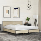 Bedframe van bewerkt hout voor een stabiele en duurzame slaapruimte - Sonoma eiken / 160 x 200 cm - Bedden & bedframes