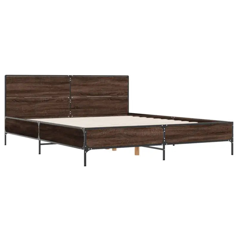 Bedframe van bewerkt hout voor een stabiele en duurzame slaapruimte - Bedden & bedframes