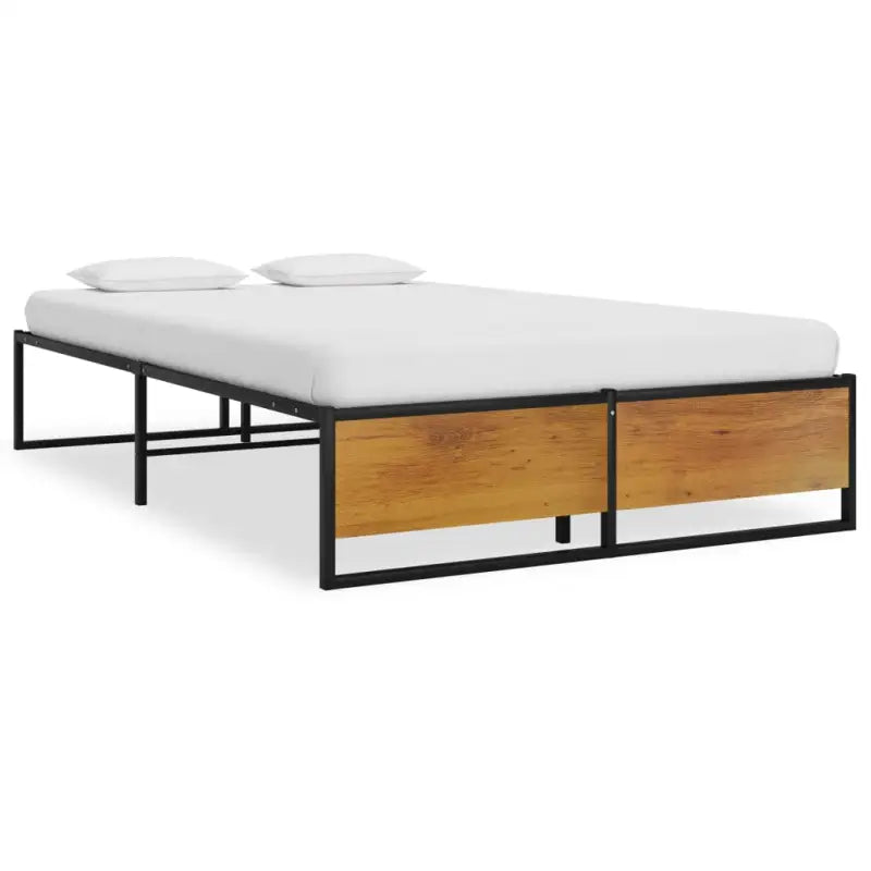 Bedframe van gepoedercoat metaal voor een warme slaapkamer sfeer - 120 x 200 cm - Bedden & bedframes