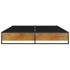 Bedframe van gepoedercoat metaal voor een warme slaapkamer sfeer - Bedden & bedframes
