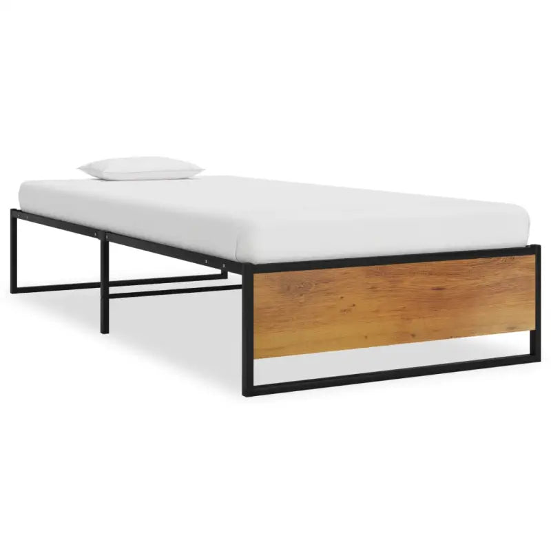 Bedframe van gepoedercoat metaal voor een warme slaapkamer sfeer - 90 x 200 cm - Bedden & bedframes