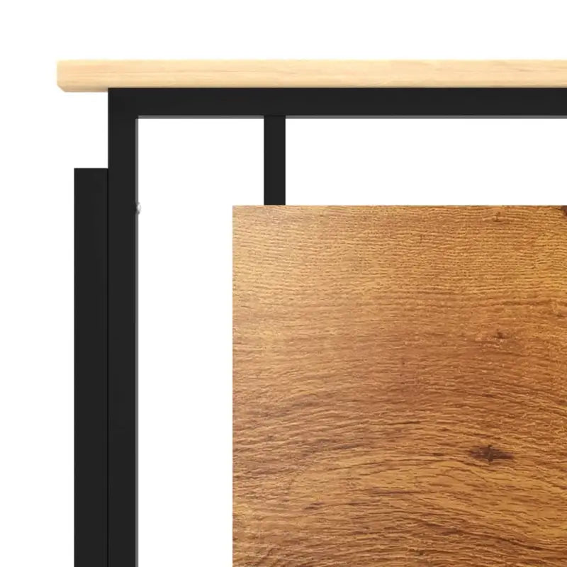 Bedframe van massief eikenhout en gepoedercoat metaal voor heerlijke nachtrust - Bedden & bedframes