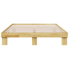 Bedframe van massief eikenhout met extra opbergruimte - Bedden & bedframes