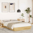 Bedframe van massief eikenhout voor een goede nachtrust - 120 x 190 cm - Bedden & bedframes