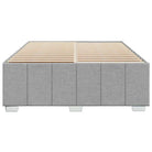 Bedframe van massief grenenhout met ademend vermogen en zacht polyesterweefsel - Bedden & bedframes