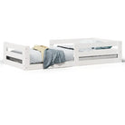 Bedframe van massief grenenhout met extra opbergruimte - Bedden & bedframes