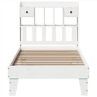 Bedframe van massief grenenhout met extra opbergruimte - Bedden & bedframes