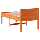 Bedframe van massief grenenhout met extra opbergruimte - Bedden & bedframes
