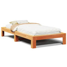 Bedframe van massief grenenhout met extra opbergruimte - Bedden & bedframes