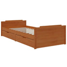 Bedframe van massief grenenhout met rustieke uitstraling - Bedden & bedframes