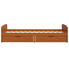 Bedframe van massief grenenhout met rustieke uitstraling - Bedden & bedframes