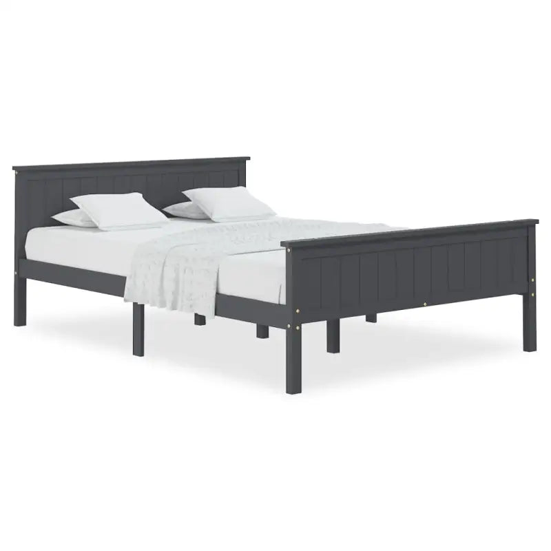 Bedframe van massief grenenhout met tijdloos en eenvoudig ontwerp - Bedden & bedframes