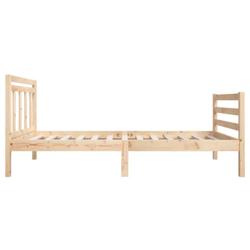 Bedframe van massief grenenhout met tijdloos ontwerp voor slaapkamer - Bedden & bedframes