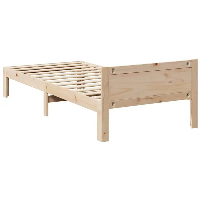 Bedframe van massief grenenhout met voorgeboorde gaten for een stabiele slaapplek - Bedden & bedframes