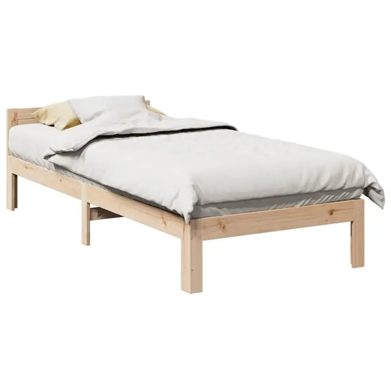 Bedframe van massief grenenhout met voorgeboorde gaten for een stabiele slaapplek - Bedden & bedframes