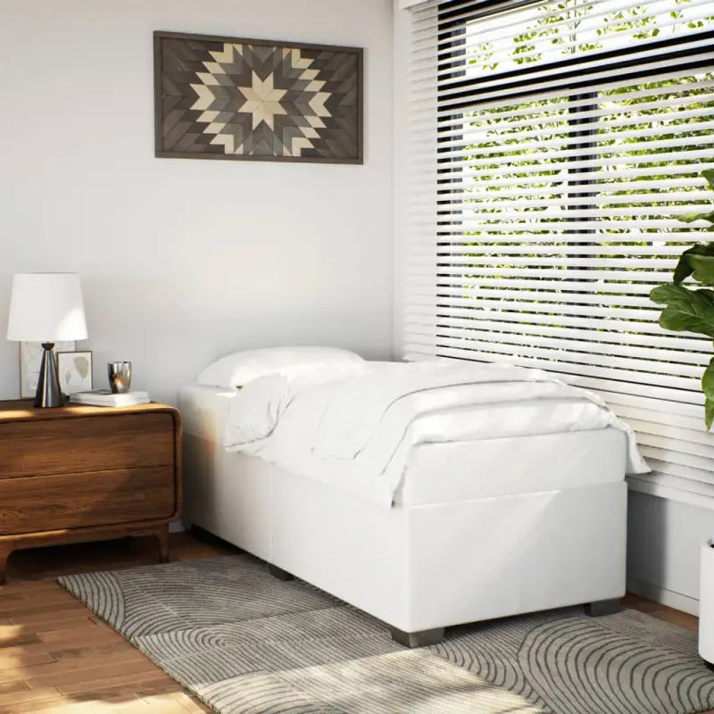 Bedframe van massief Grenenhout voor een duurzame en stijlvolle slaapkamer - Wit / 100 x 200 cm - Bedden & bedframes