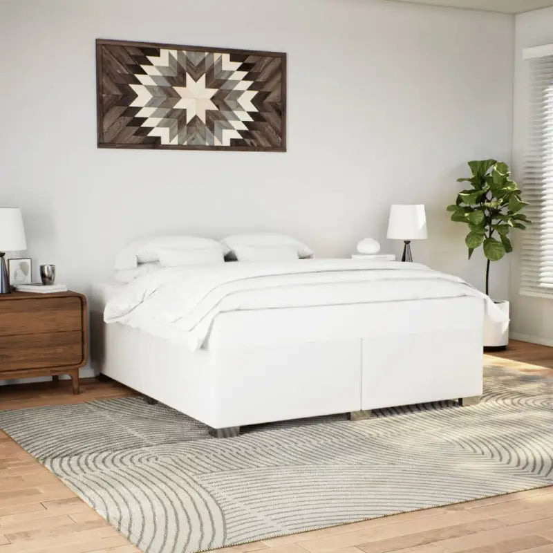Bedframe van massief Grenenhout voor een duurzame en stijlvolle slaapkamer - Wit / 180 x 200 cm - Bedden & bedframes