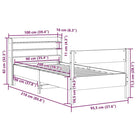 Bedframe van massief grenenhout voor een stabiele en duurzame slaapkamer - Bedden & bedframes