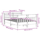 Bedframe van massief grenenhout voor een stabiele en duurzame slaapkamer - Bedden & bedframes