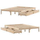 Bedframe van massief grenenhout voor een stabiele en duurzame slaap - Bedden & bedframes