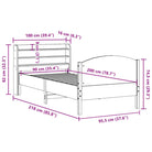 Bedframe van massief grenenhout voor een stabiele nachtrust - Bedden & bedframes