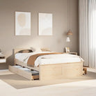 Bedframe van massief grenenhout voor een stabiele nachtrust - Naturel / 160 x 200 cm - Bedden & bedframes