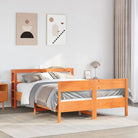 Bedframe van massief grenenhout voor een stabiele nachtrust - Wasbruin / 120 x 200 cm - Bedden & bedframes