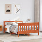 Bedframe van massief grenenhout voor een stabiele nachtrust - Wasbruin / 120 x 190 cm - Bedden & bedframes
