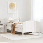 Bedframe van massief grenenhout voor een stabiele nachtrust - Wit / 100 x 200 cm - Bedden & bedframes